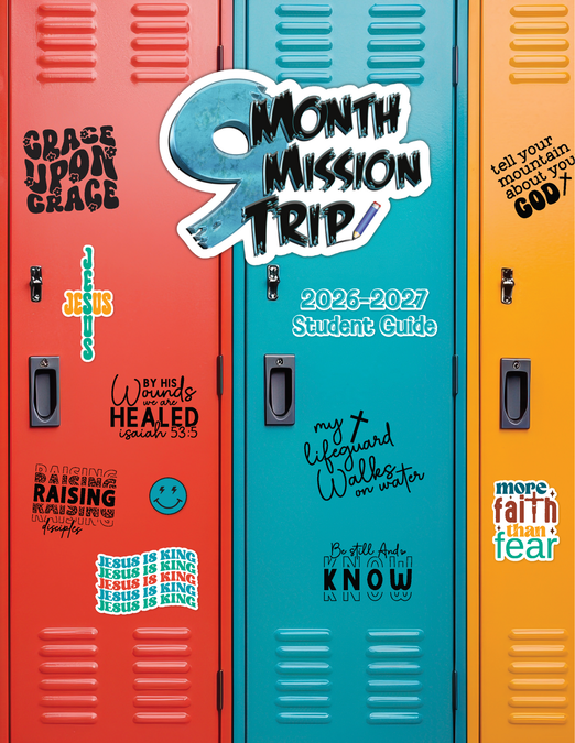 9 Month Mission Trip '26-'27 School Year Student Guide image number null